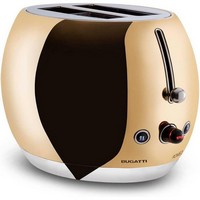 photo BUGATTI-Romeo-Toaster, 7 Toasting Levels, 4 Functions-Tongs not included-870-1035W-Yellow Gold 1